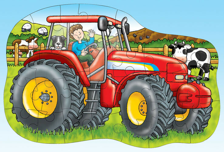 Orchard Toys 224 Big Tractor Kids Childrens British Floor Jigsaw Puzzle 3-6 Yrs