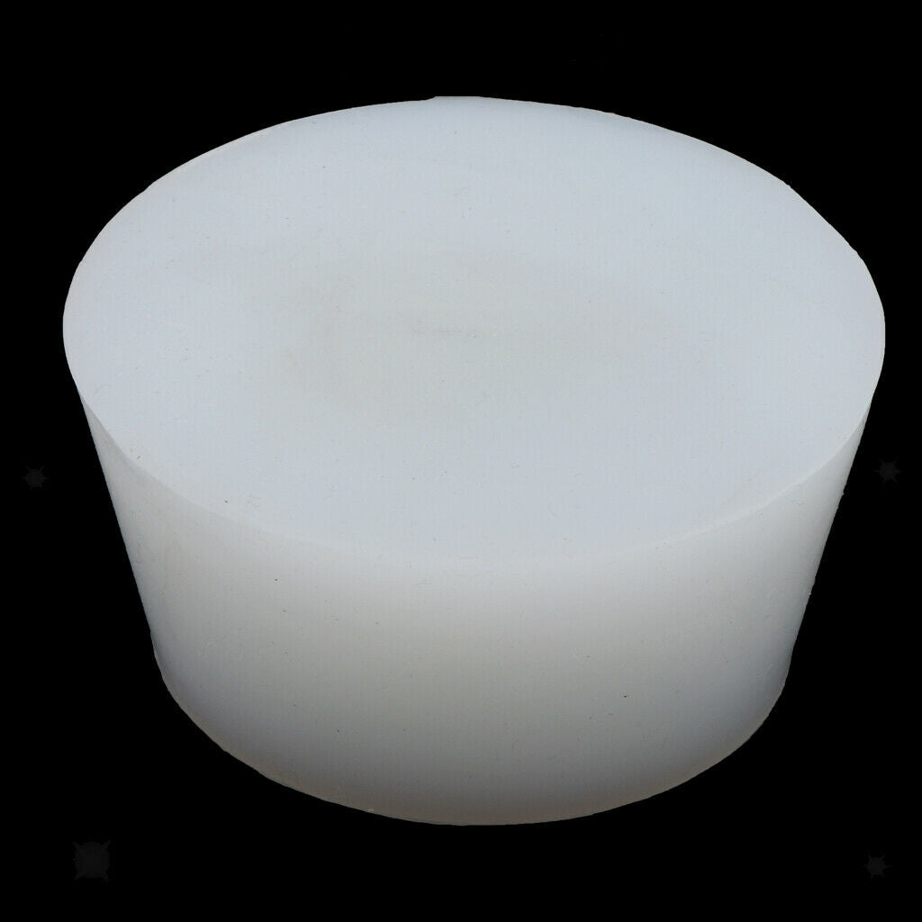 White Solid Silicone Bung Rubber Stopper for Brew Accessories 66mm-56mm-41mm