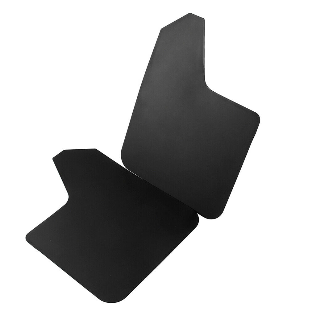MF12-BAS-BLK Mud Guards Splash Protectors Car Set of 4 Pcs BLACK Front Rear