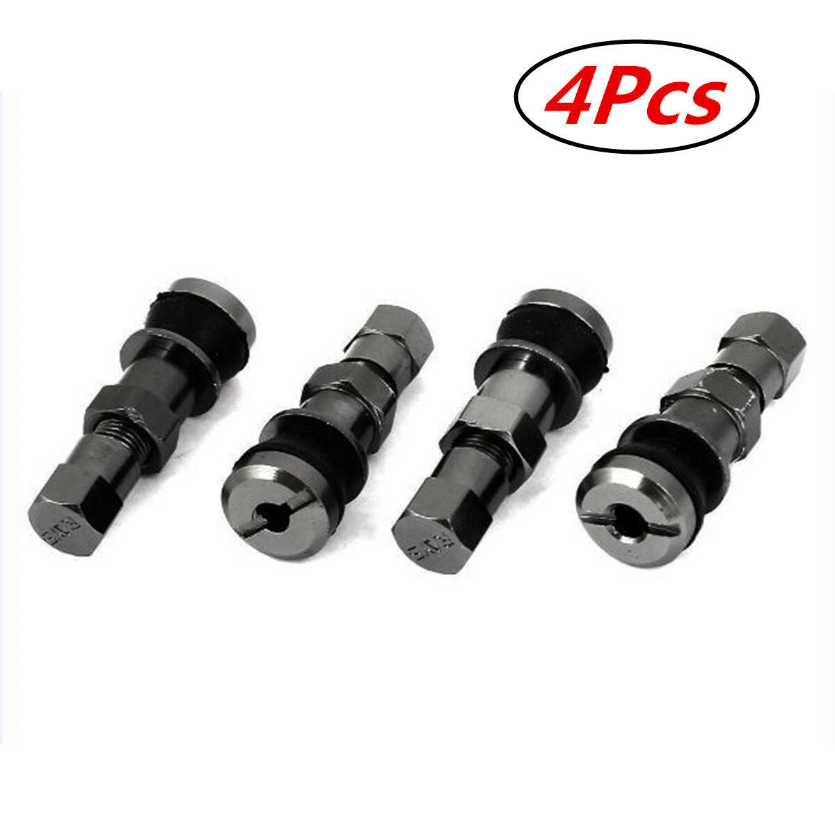 4x Bolt-in Aluminum Tubeless Wheel Tire Valve Stem for Car Truck Motorcycle Bike