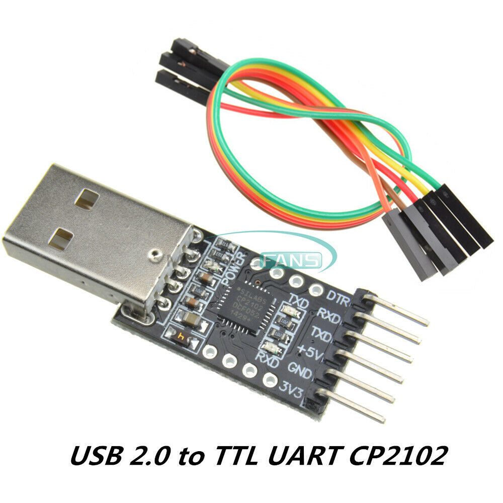 CP2102 USB 2.0 to UART TTL 6PIN Module Serial Converter with Free Cables