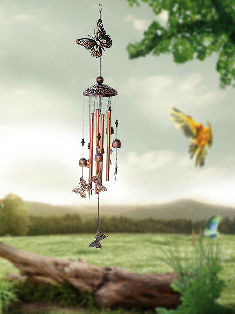 4Tubes Metal Windchime Chapel Bells Wind Chimes Outdoor Garden Home Decor