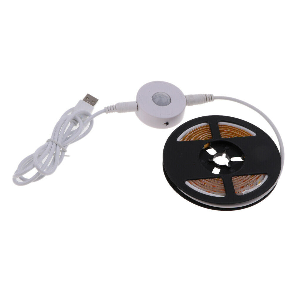 LED Strip with Motion Sensor Closet Light for Bedroom White Light 1.5m