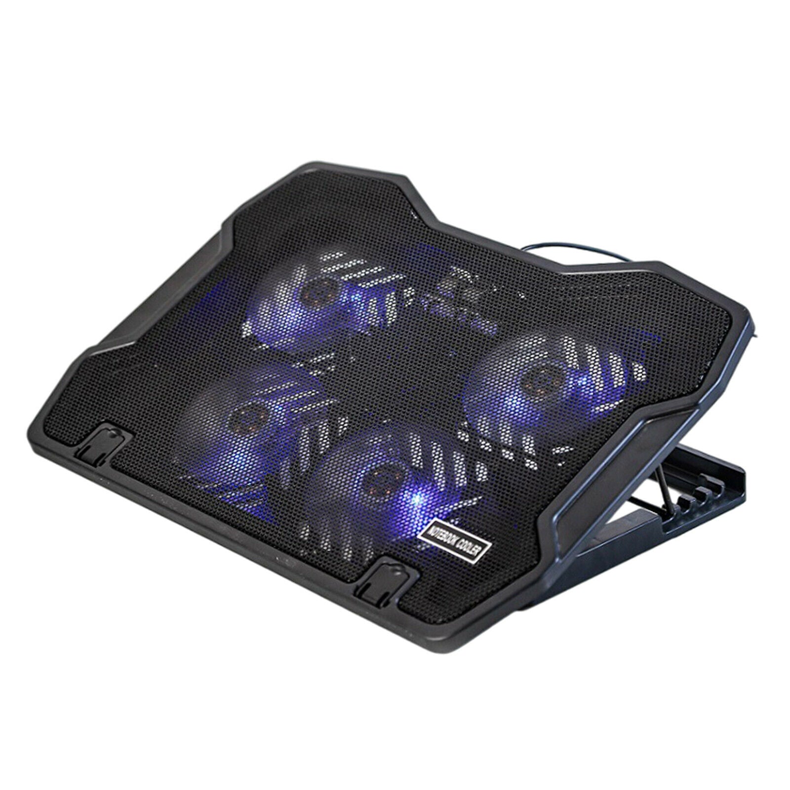 Laptop Cooling Pad 14-17" Gaming Laptop USB Fan Cooler with 4 Fans Dual USB