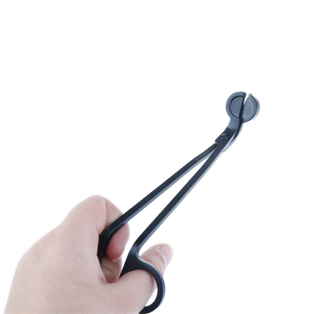 1pc Steel Candle Wick Trimmer Oil Lamp Trim Scissor Cutter Tool Hook Clipper  DD