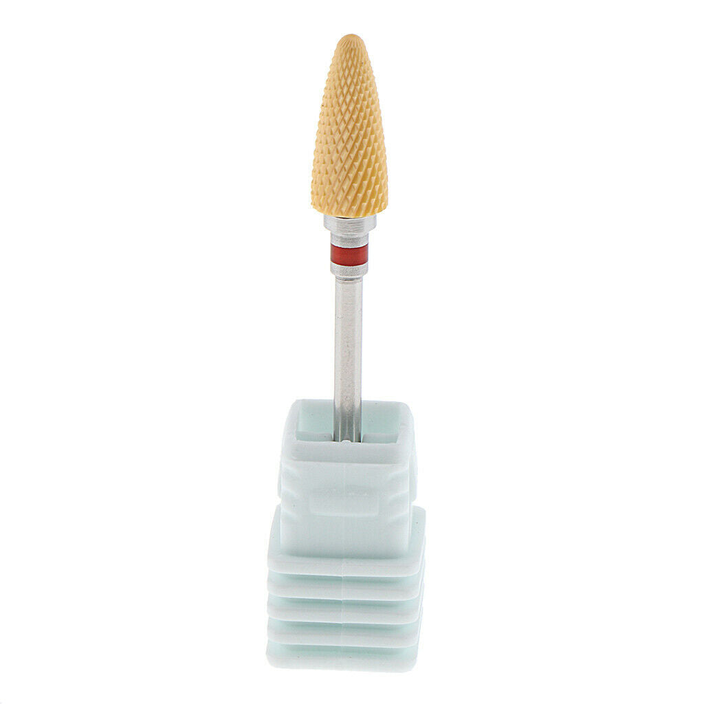 Cuticle Clean Nail Drill Bit File Polishing Head Electric Drill Bit F