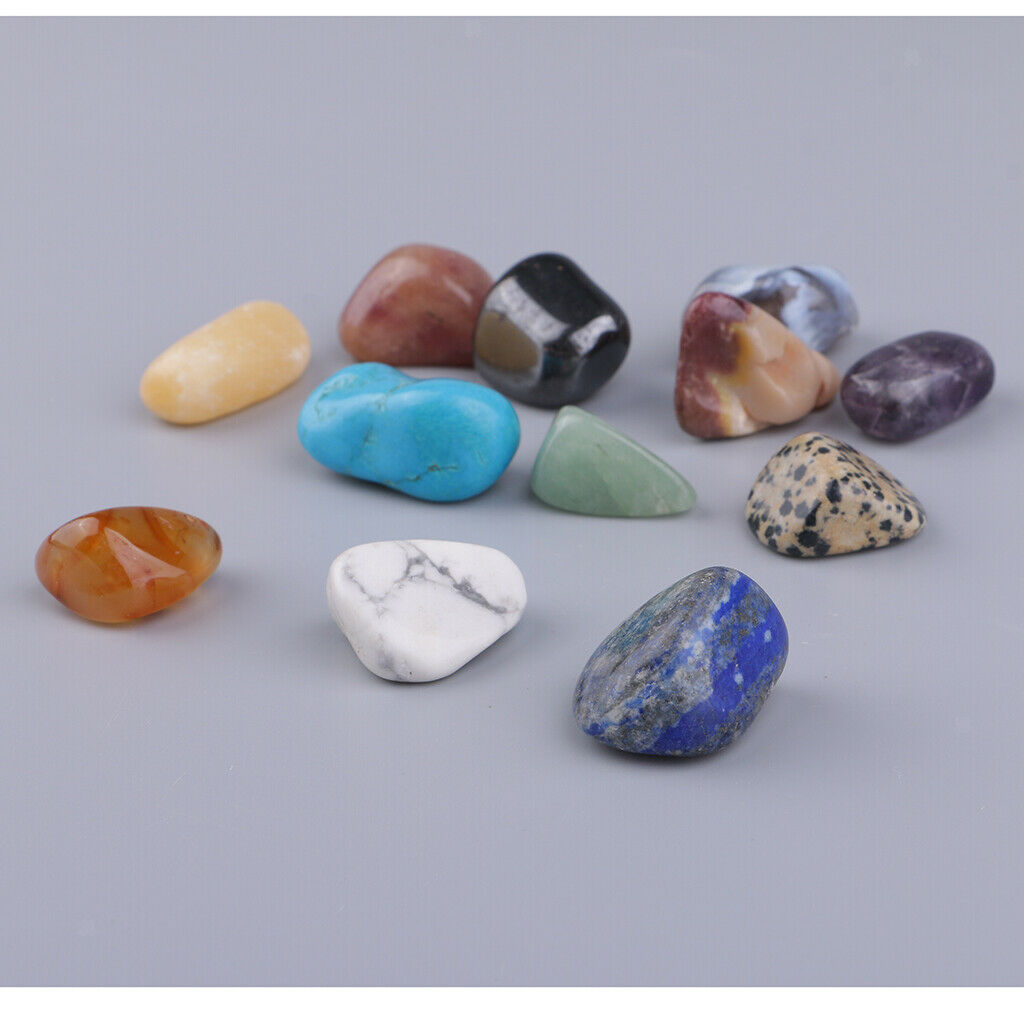 15x Crystal Gemstones for Terrarium Fish Tank Plant Potting Glass Container