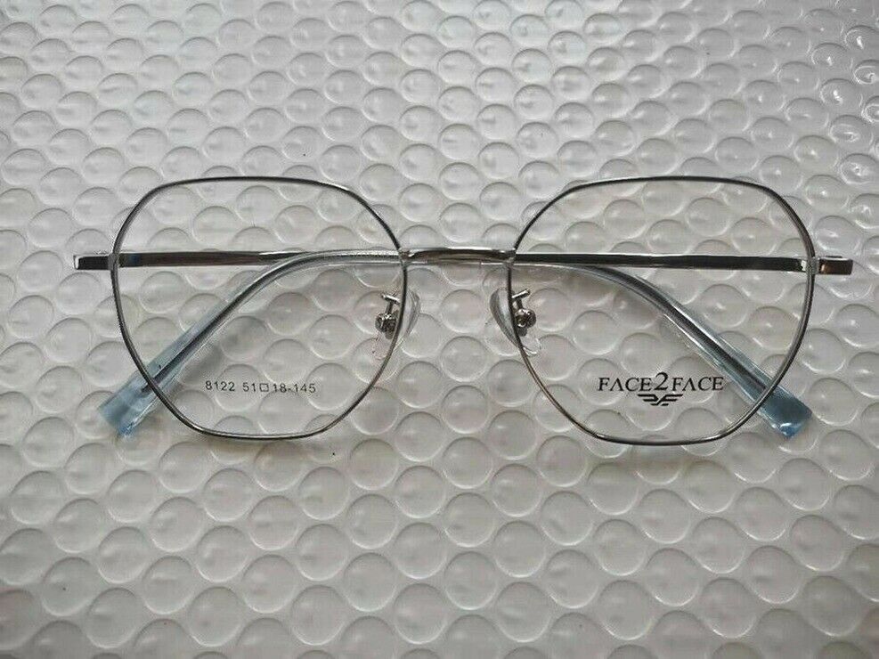8122 Myopia Optical Frame Eyeglasses Square Lens Student Male Trendy Alloy X1