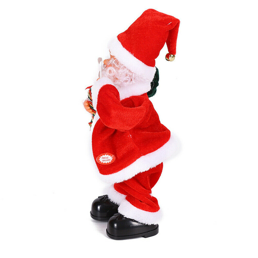 Electric Santa Claus Toys Christmas Santa Xmas Ornament Decoration Gifts