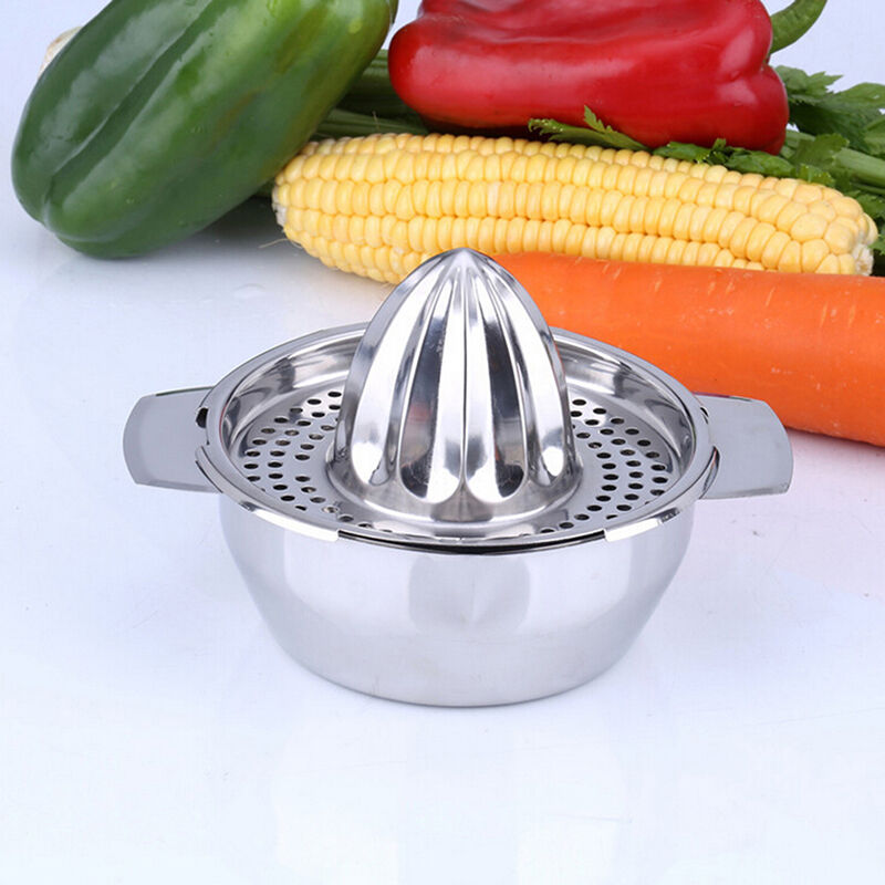 Stainless Steel Citrus Orange Juicer Lemon Fruit Hand Squeezer Kitchen Tool BDAU