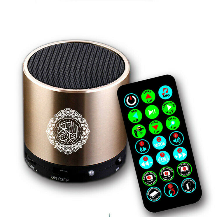 Remote Control Speaker Portable Quran Speaker 8GB TF FM MP3 Player Ramadan Quran