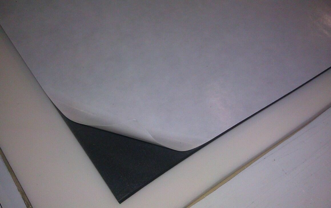 12''X12'' Black Silicone Rubber Sheet Self Adhesive High Temp Plate Mat