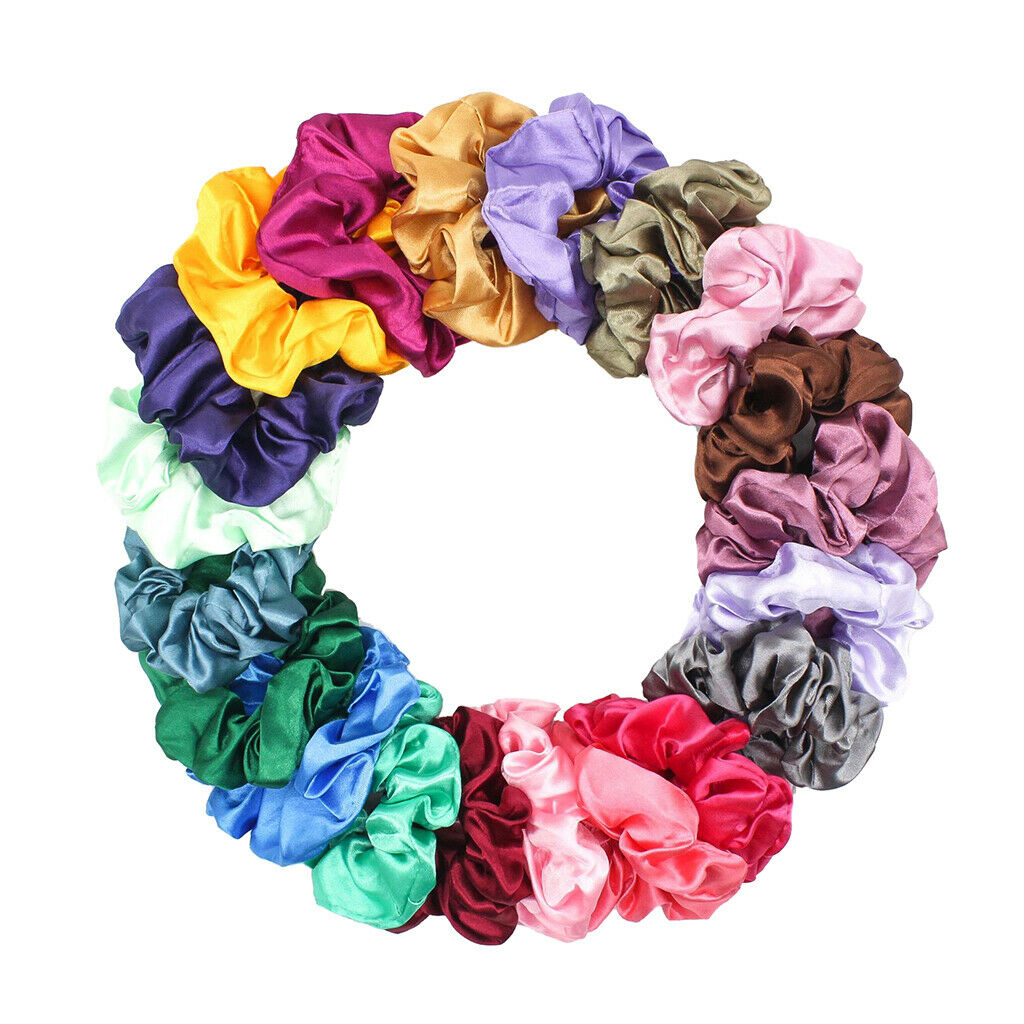 Set of 20   Hair Ties Bobbles Hairbands Elastics Hair Scrunchy