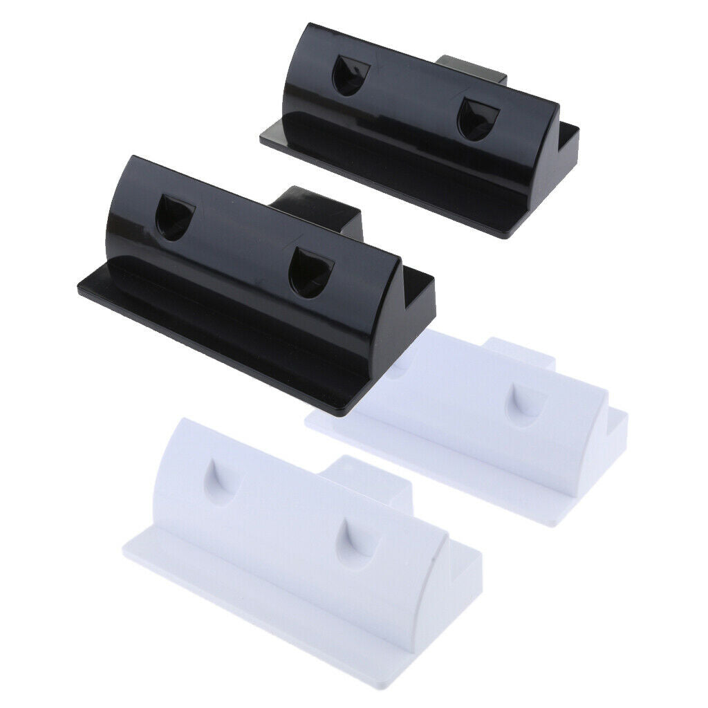 Solar Panel Short Side Mounting Brackets /Mounts for Motorhome Boat Black