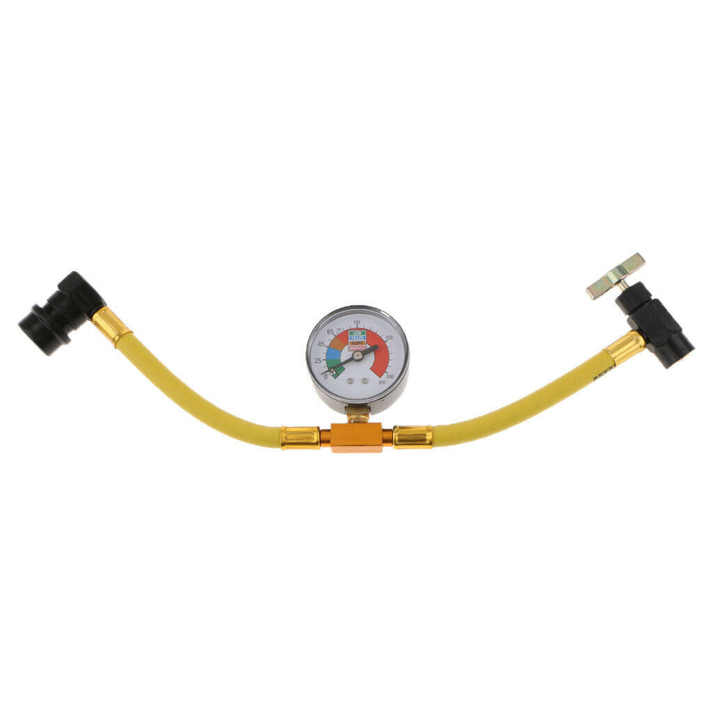 R134A Car A/C  Air Conditioning Refrigerants Recharge Hose Pipe with Gauge