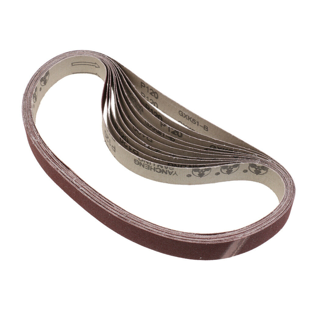 40x 80 120 600 240 Grit 1x30" Sanding Belts For Portable Strip Belt Sander
