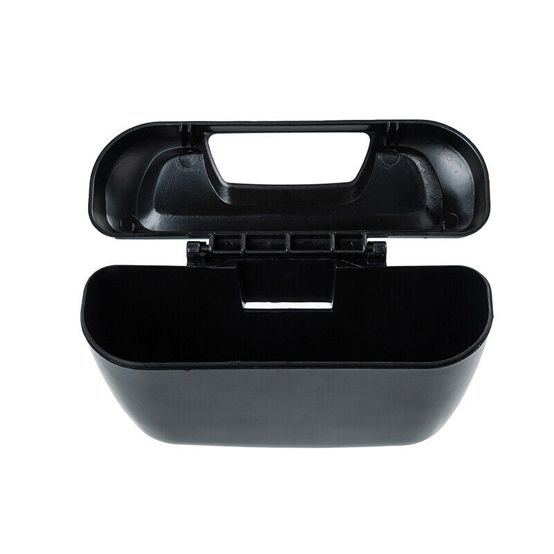 Black Auto Car Home Waste Trash Rubbish Bin Can Storage Holder Garbage Dust Box