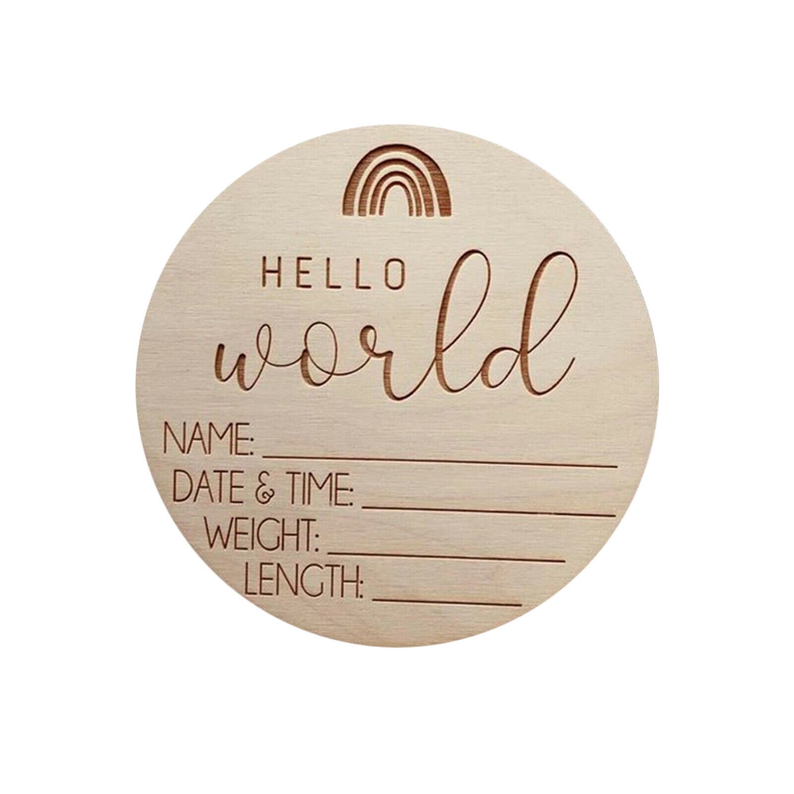 20x Monthly Milestone Cards Rounds Newborn Baby Shower Gift