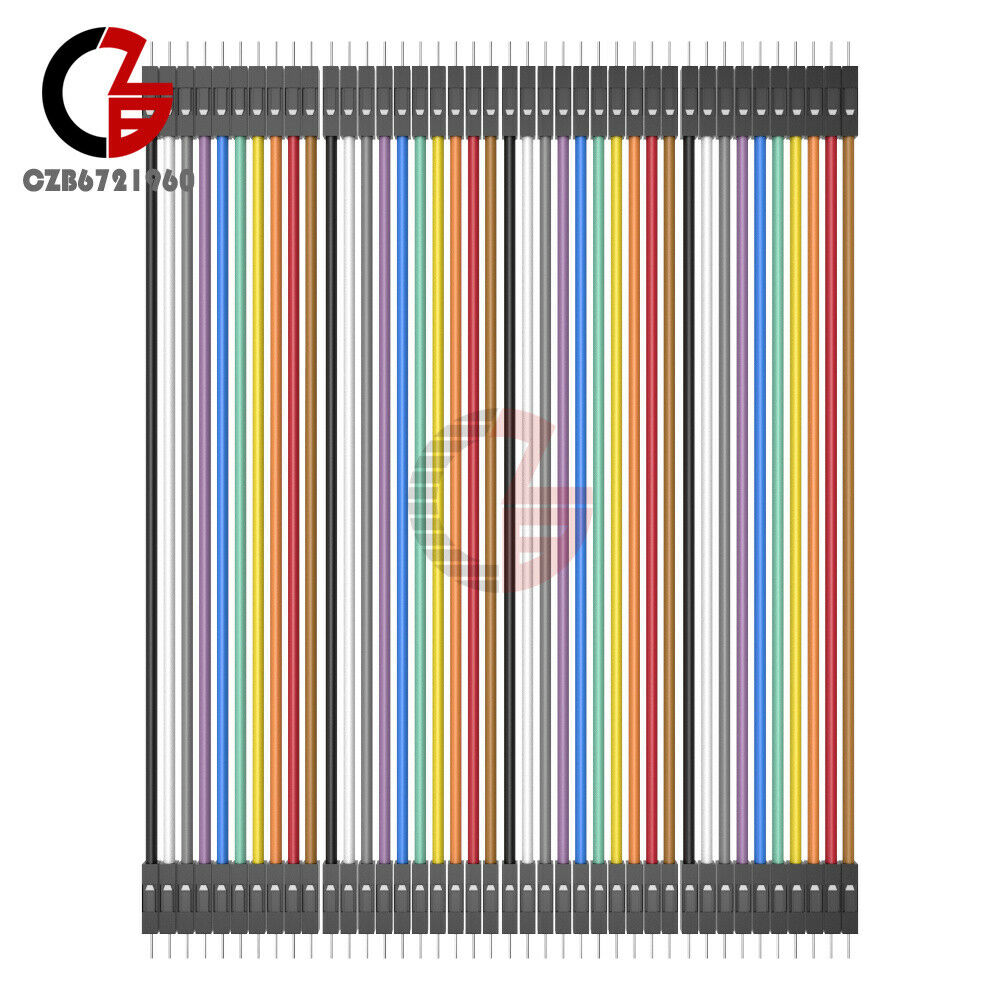 40pcs Durable Dupont 10CM Male To Male Jumper Wire Ribbon Cable for Breadboard