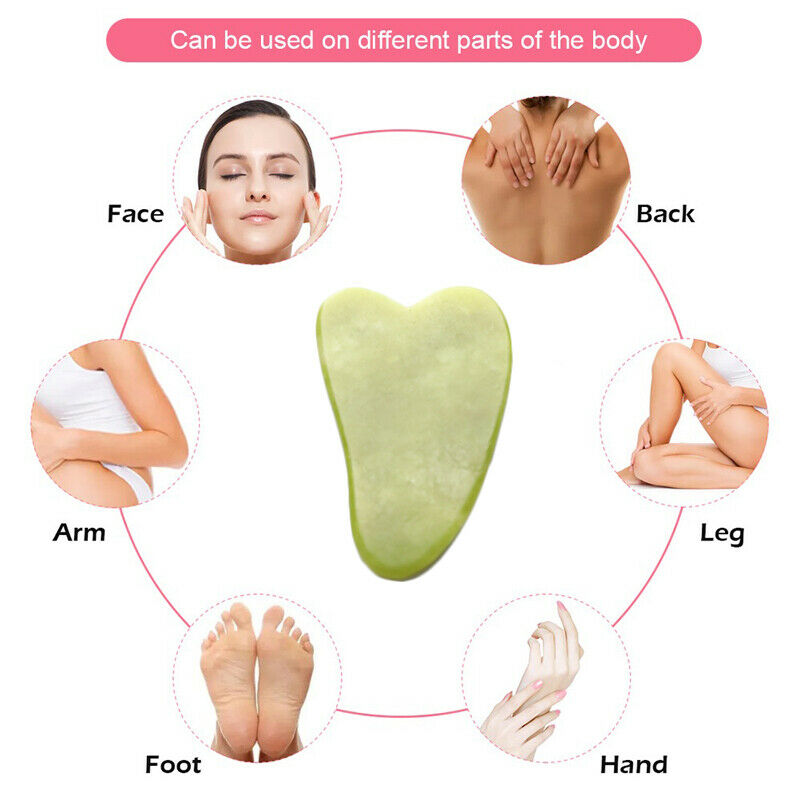 Jade Stone Gua Sha Massage Tool For Face SPA Therapy GuaSha Massager Boa.l8
