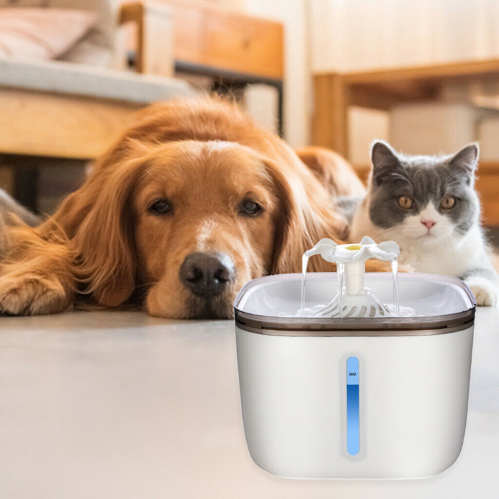 2.0L Electric Pet Water Fountain Cat/Dog Drinking Dispenser Water Fountain