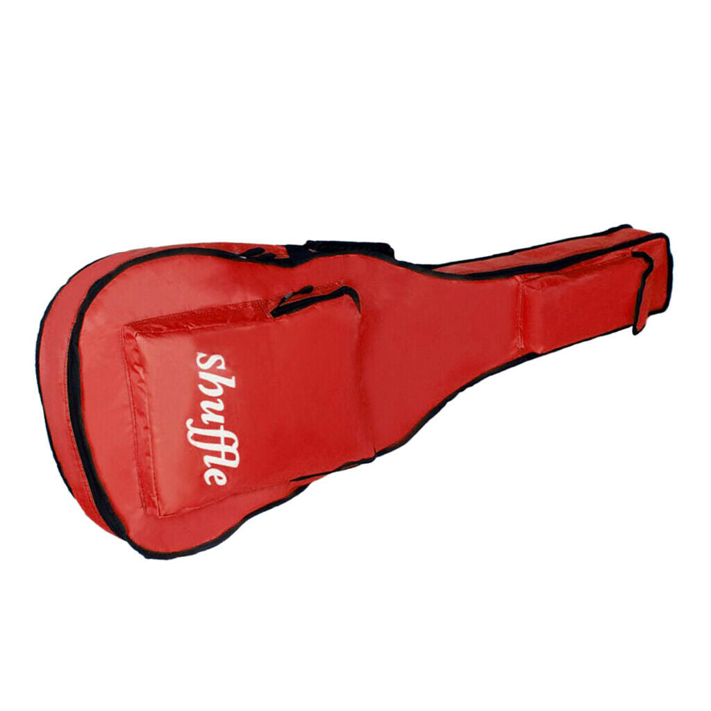 Shuffle 41'' Plus Cotton Guitar Bag Waterproof Case Padded Carry Bag red
