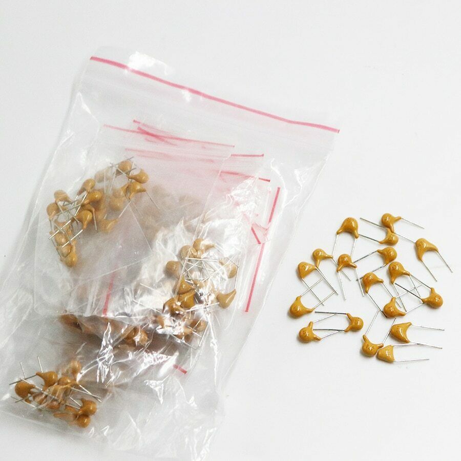 18 values 180pcs Ceramic Capacitors Assortment Kit 20pF~1uF 50V