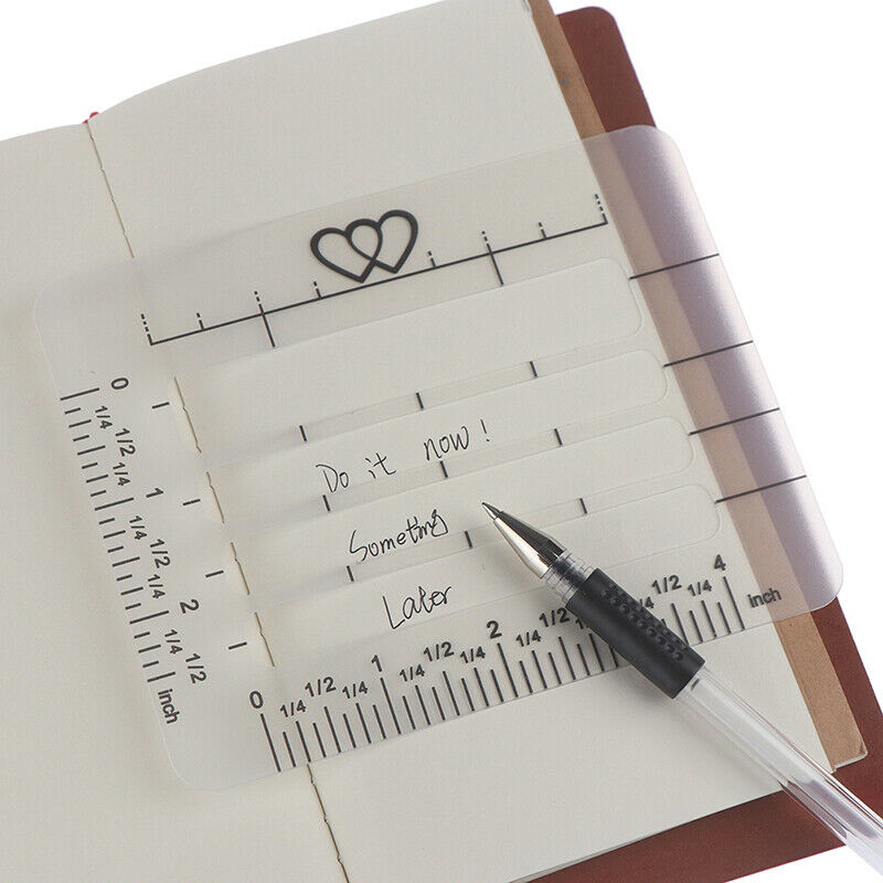 4Pcs Craft Addressing Guide Notebook Letter Envelope Stencil Set Templates Ru SJ