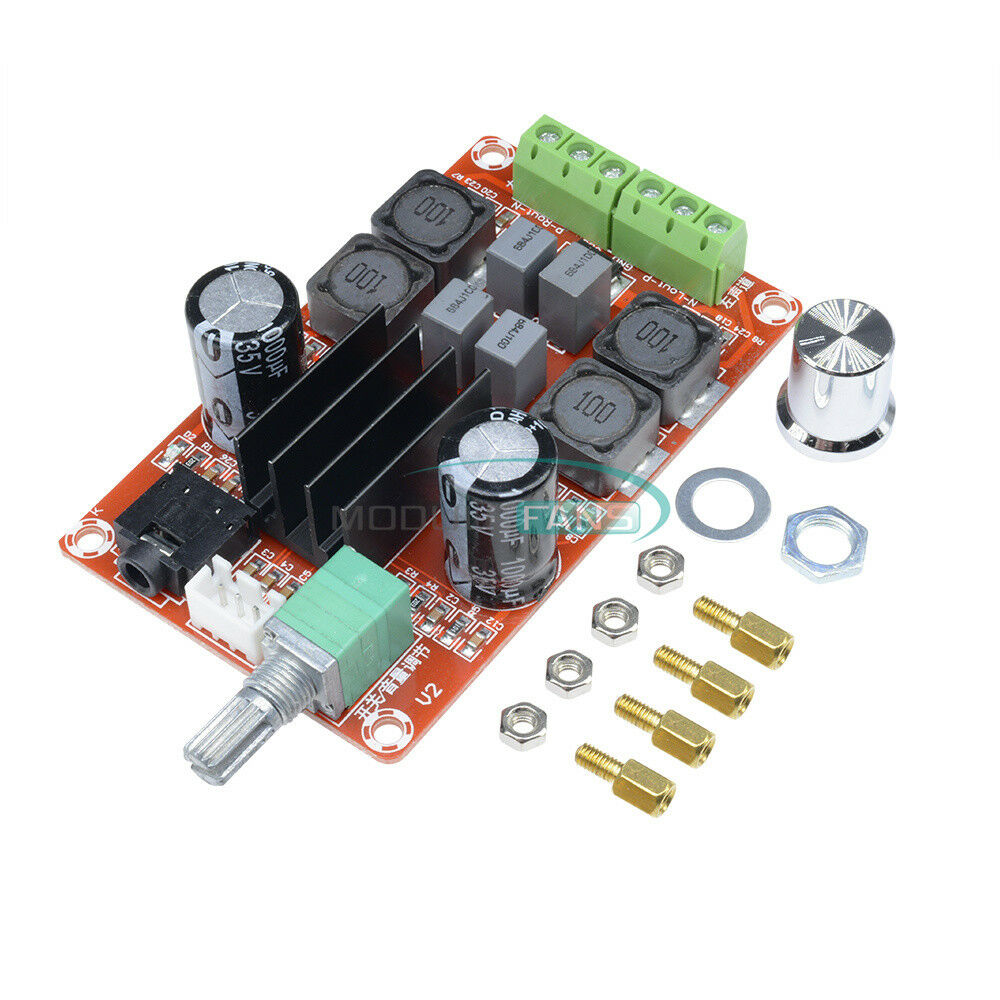 TPA3116D2 2X50W 12V 24V Digital Amplifier Board Class D Dual Channel Stereo AMP