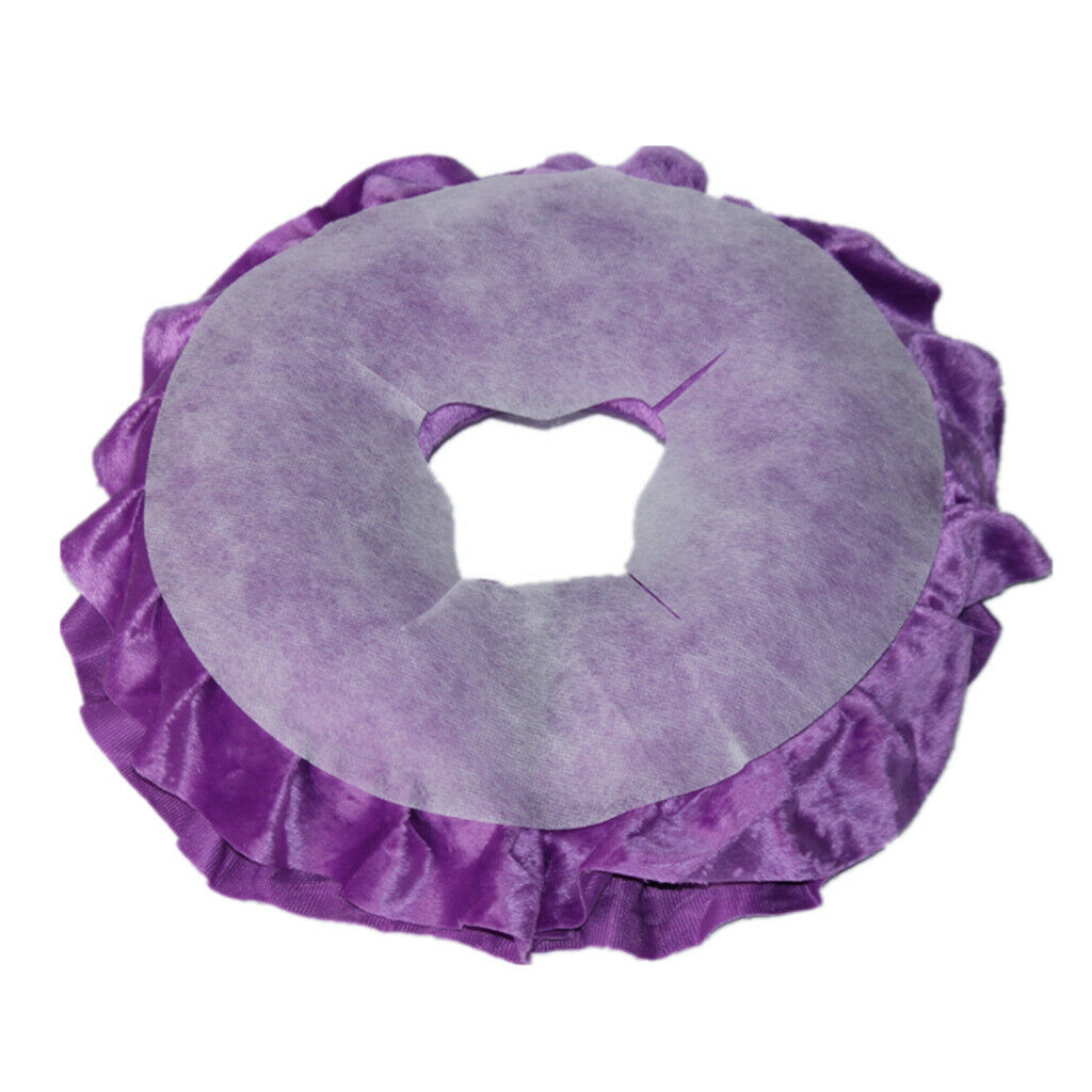 Zip Closure Massage Face Cradle Pillow w/ Reusable Bed Pad Sheet Cover Kit with