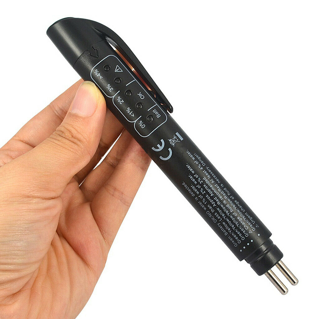 Universal Car Vehicle Brake Fluid Oil Liquid Quality Tester LED Pen Tool