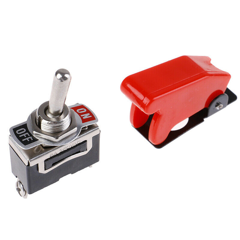 Toggle Switch Cover ON/OFF Switch Metal Lever Car Dash Light with Missile.l8