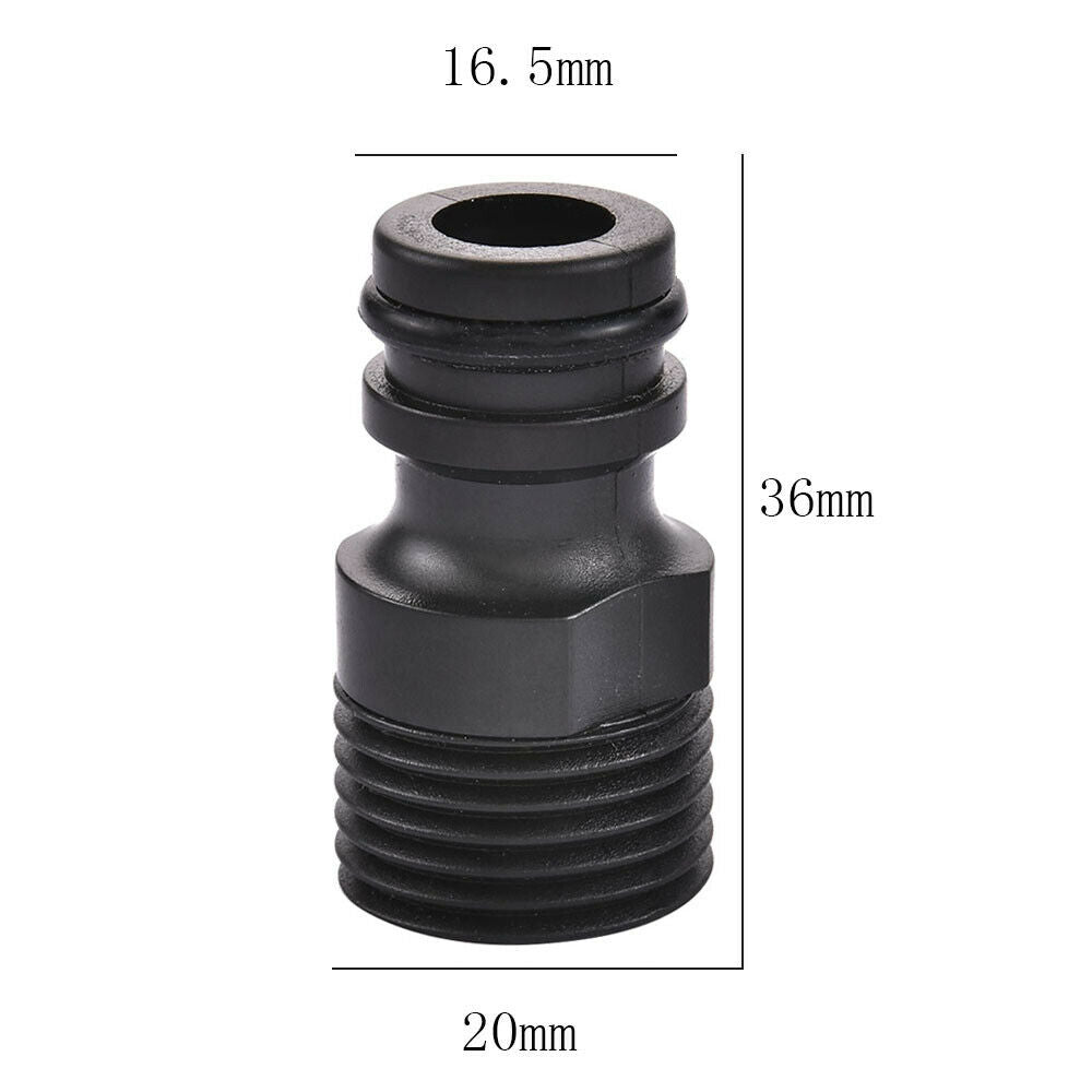 2x 4 Point External thread Close Pipe Nipple Threaded Fitting Pipe Connectors