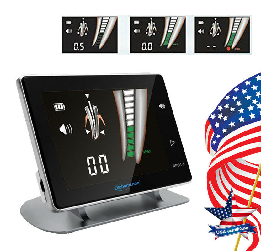Dental 4.5' LCD Electronic Endodontic Root Canal Apex Locator RPEX 6 100V-240V