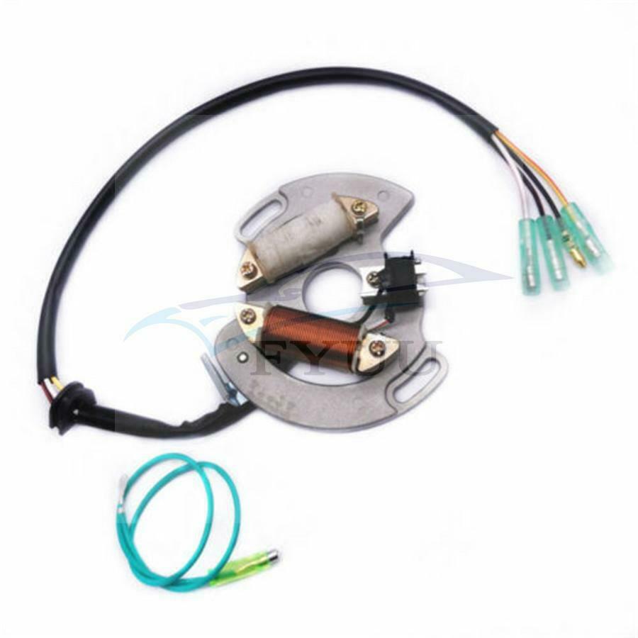 For Yamaha Blaster YFS200 97-01 Ignition Coil Spark Plug Regulator & Stator Kit