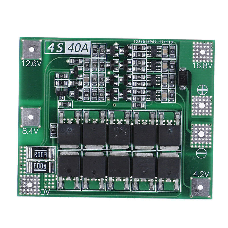 New upgrade 4s/40a bms 14.8v/16.8v 18650 lithium battery protection board  DD
