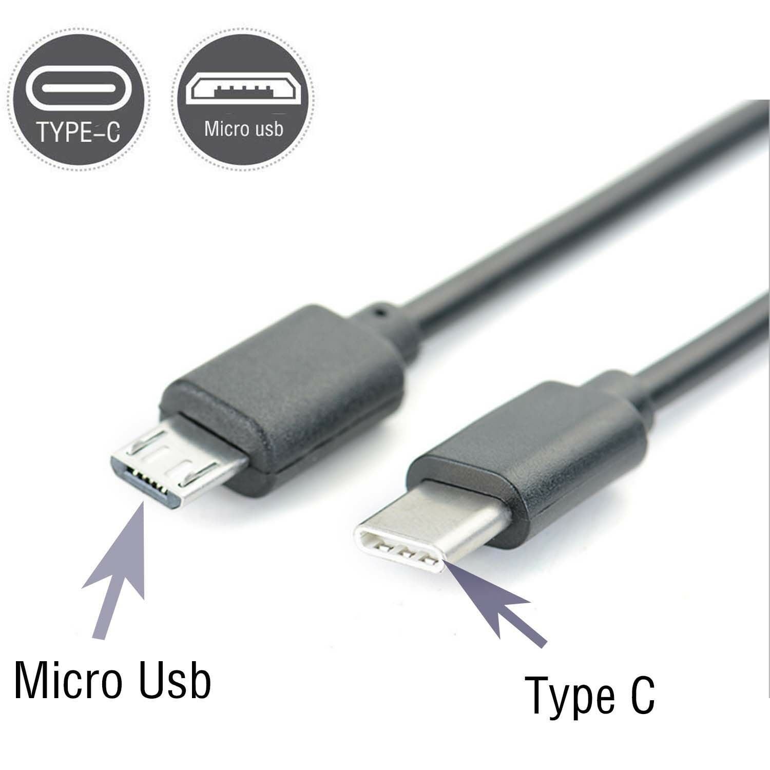 Micro USB  to Type C (USB-C)  Male Sync Charge OTG CHARGER Cable Adapter tt