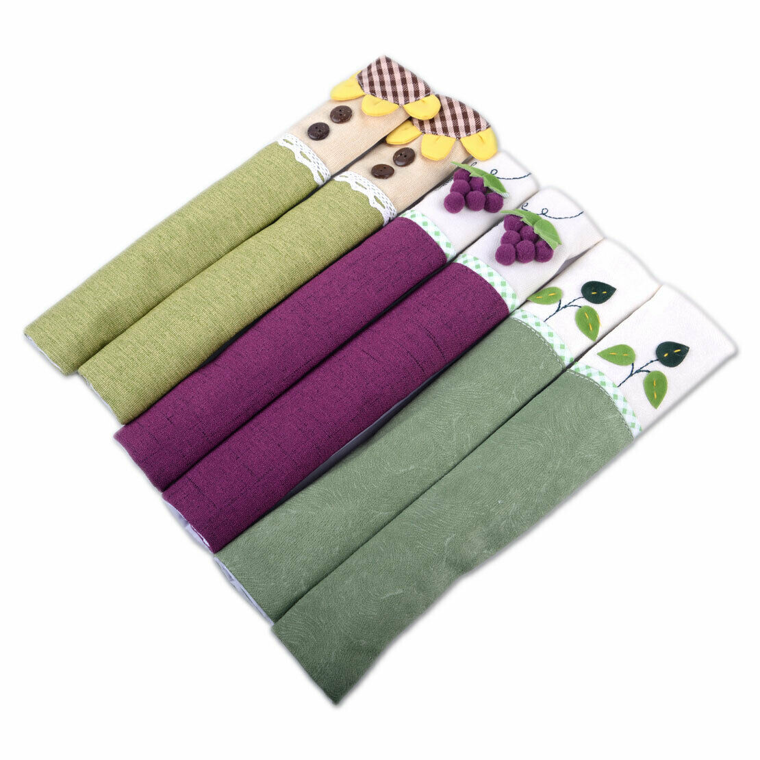 2pcs Handle Covers Fit for Refrigerator Door Oven Microwave Furniture Clean An
