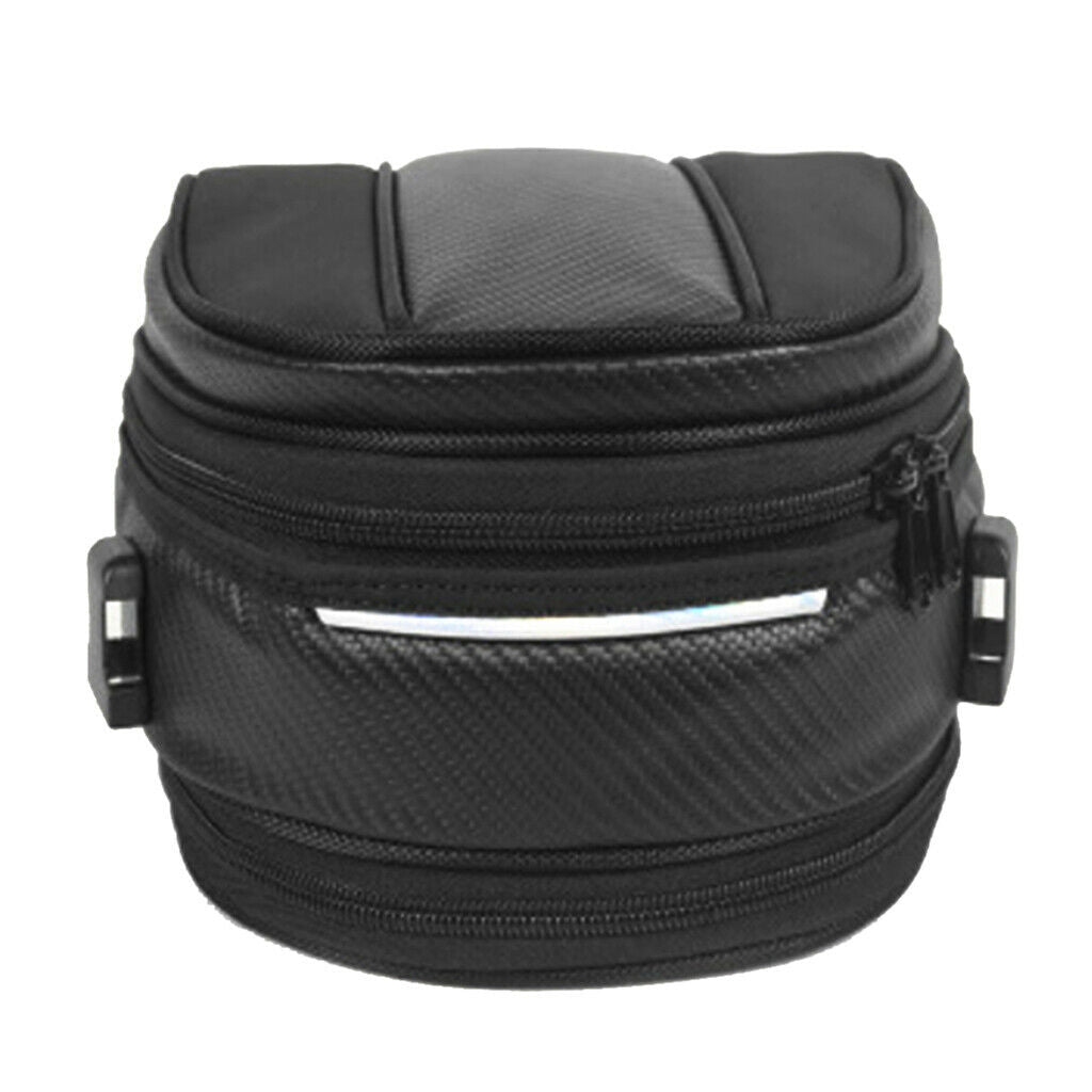 Motorcycle Tail Seat Bag Waterproof Helmet Bag Bike Bag Durable 30x21.5x20cm