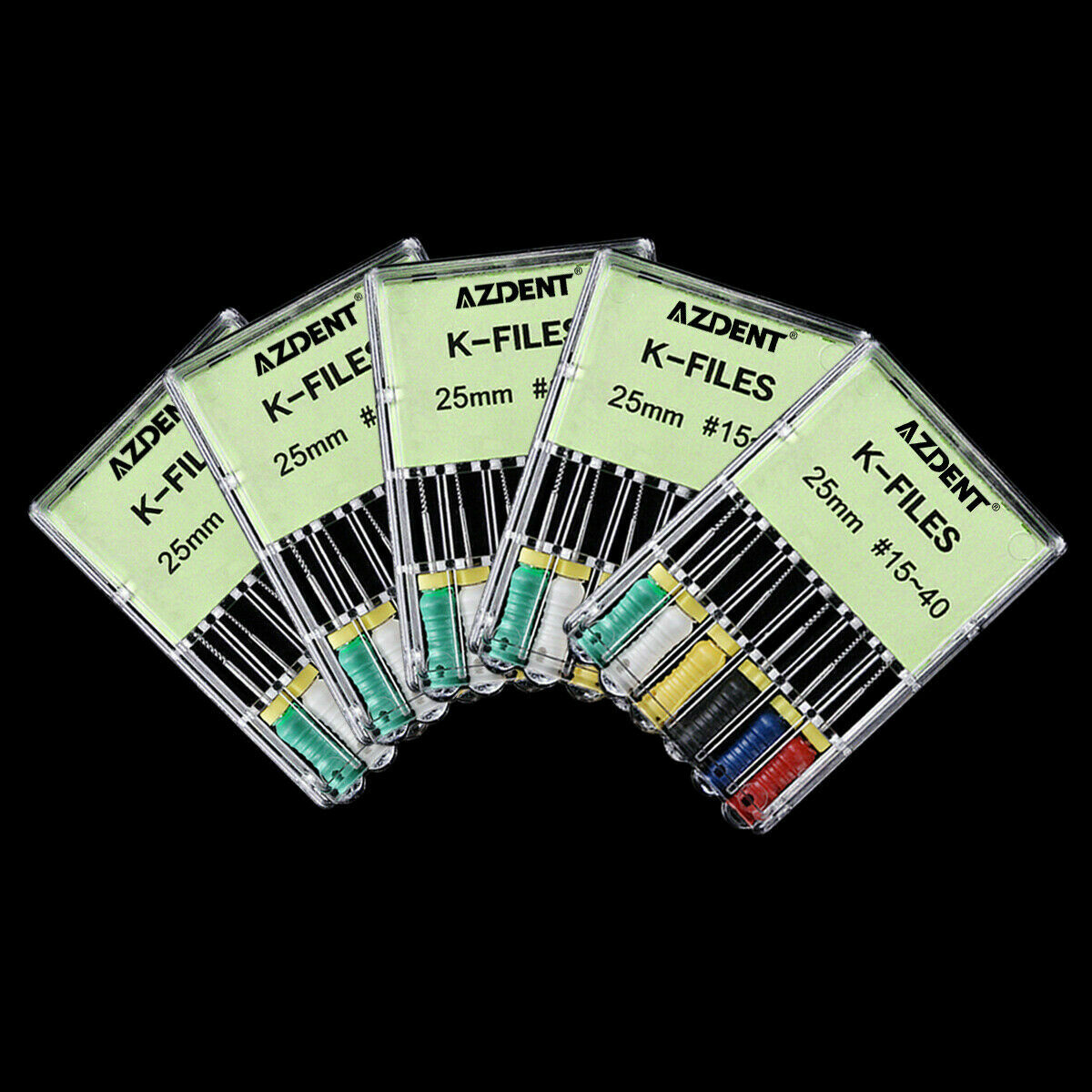 50Box Dental Hand Use File Niti K-files Endodontic Root Canal #15-40 25mm AZDENT