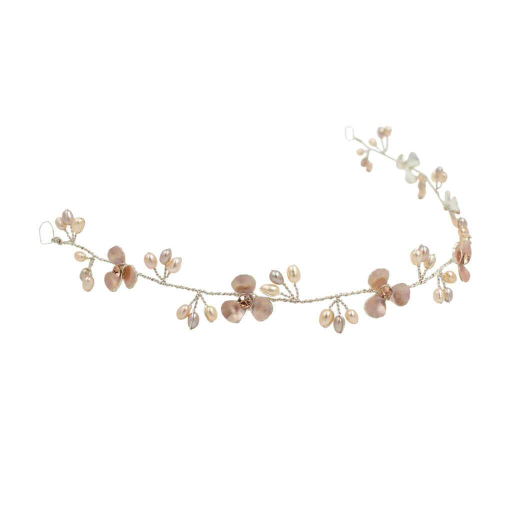 Bride Floral Rhinestone Crystal Prom Wedding Tiara  Bridesmaid Headband