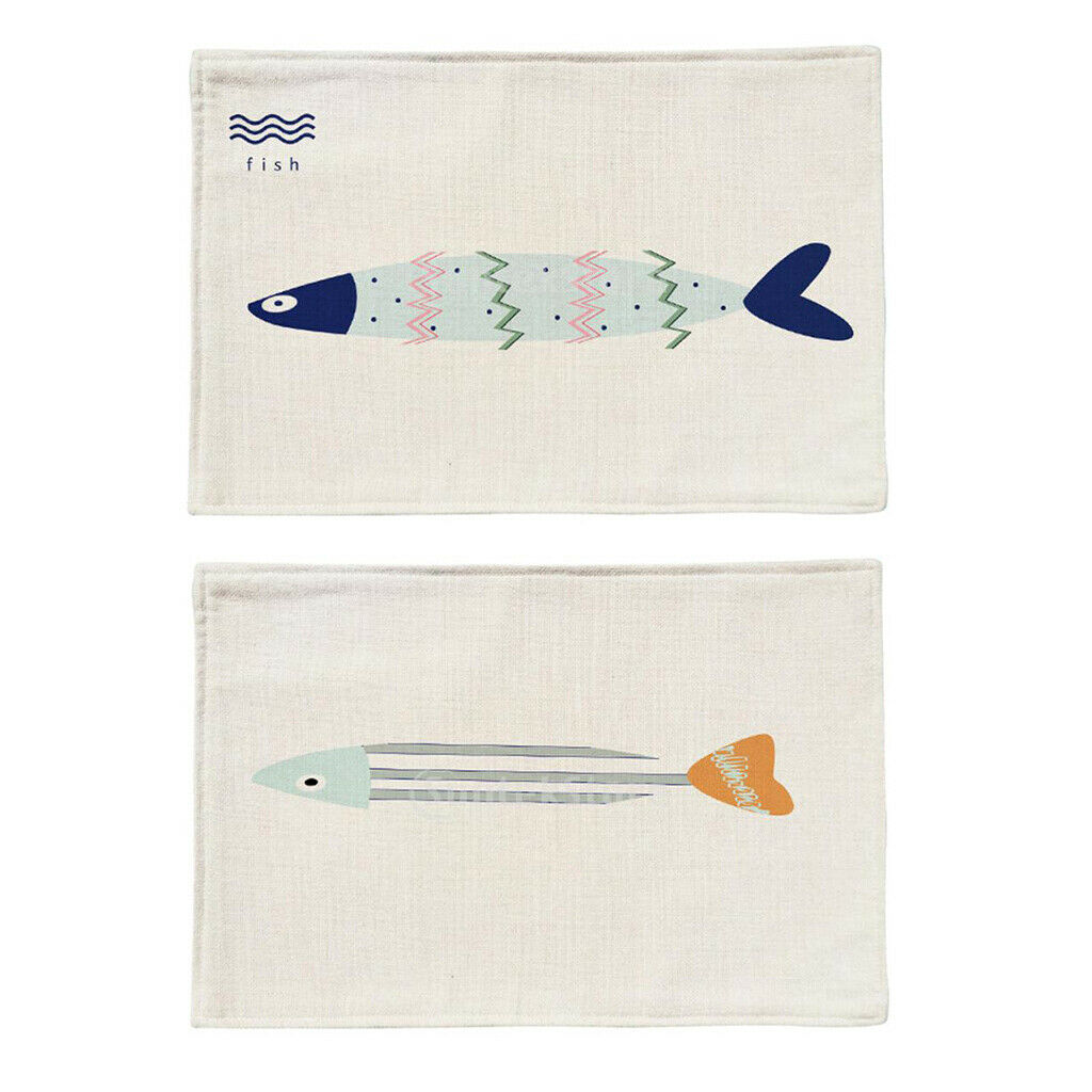 2 pcs Table Mats Dining Pad Placemats For Restaurant Dining Room Cafe