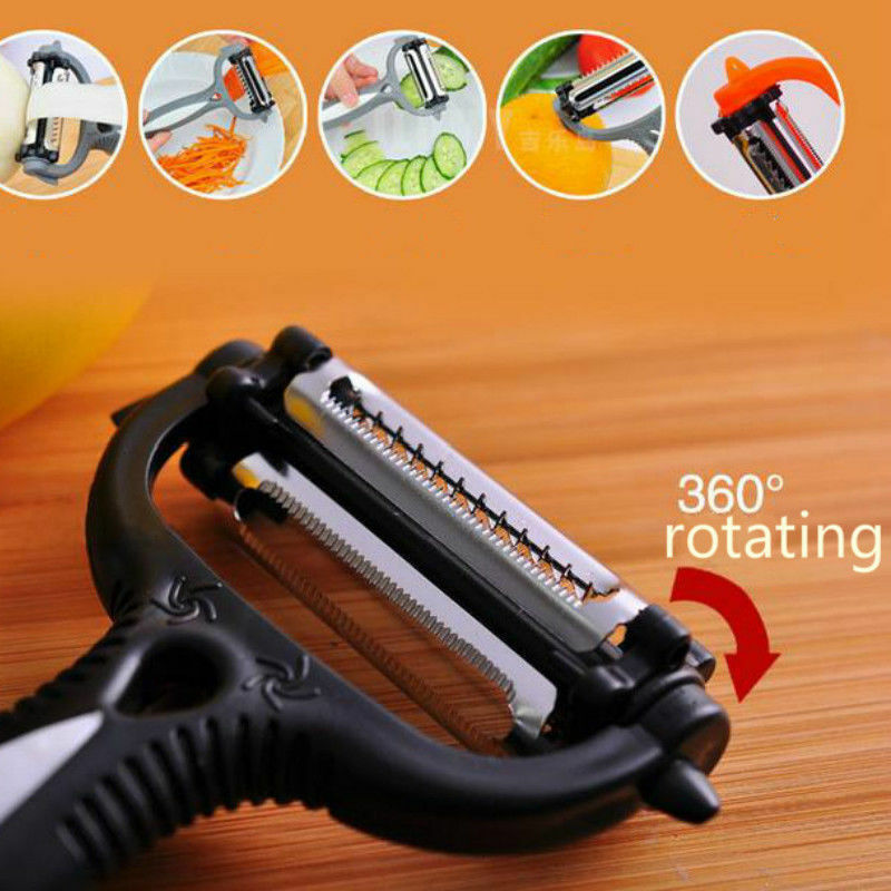 Stainless Steel Rotary Potato Peeler Vegetable Fruit Slice.l8