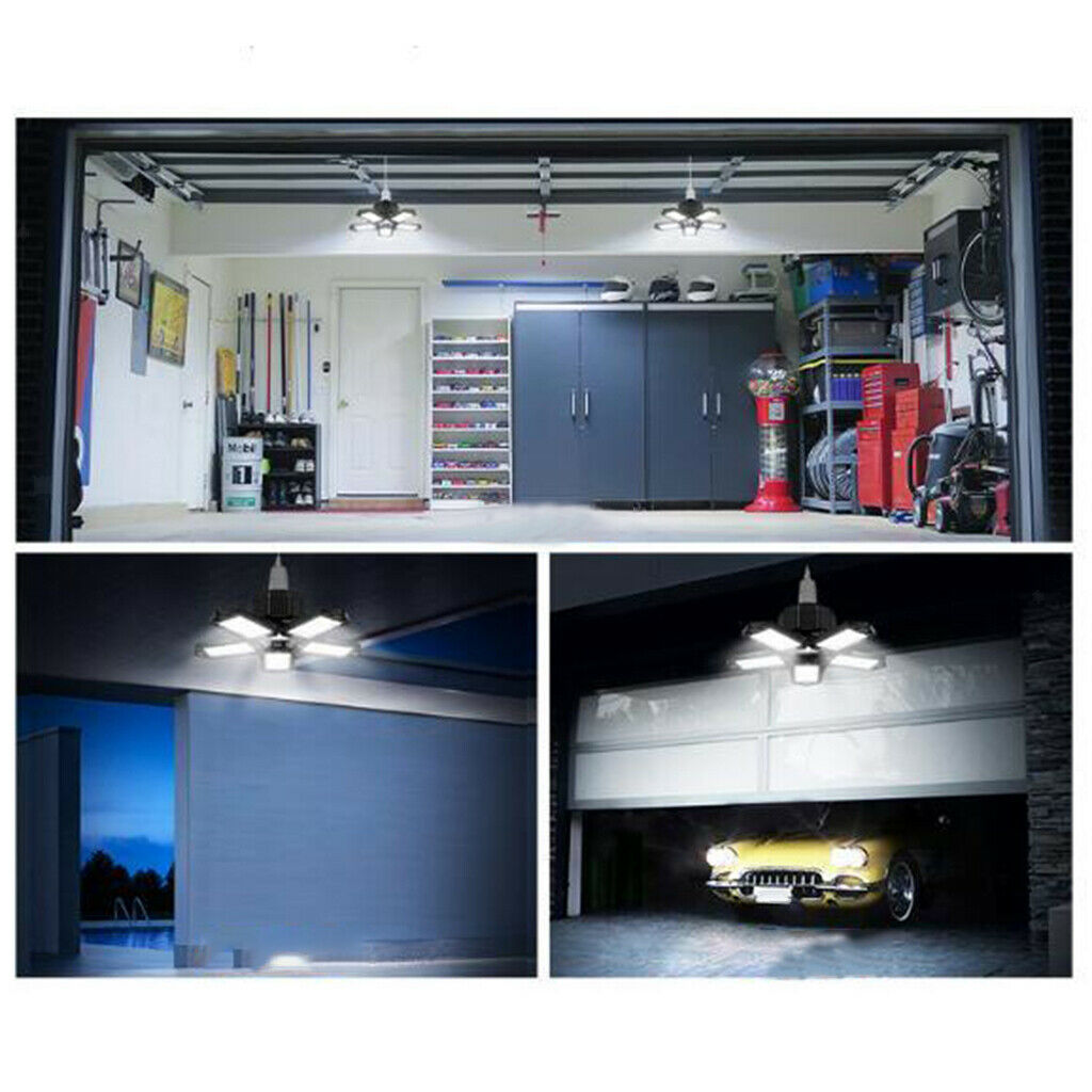 LED Garage Lights Ultra Bright Deformable Ceiling Lights Fixture for Garage