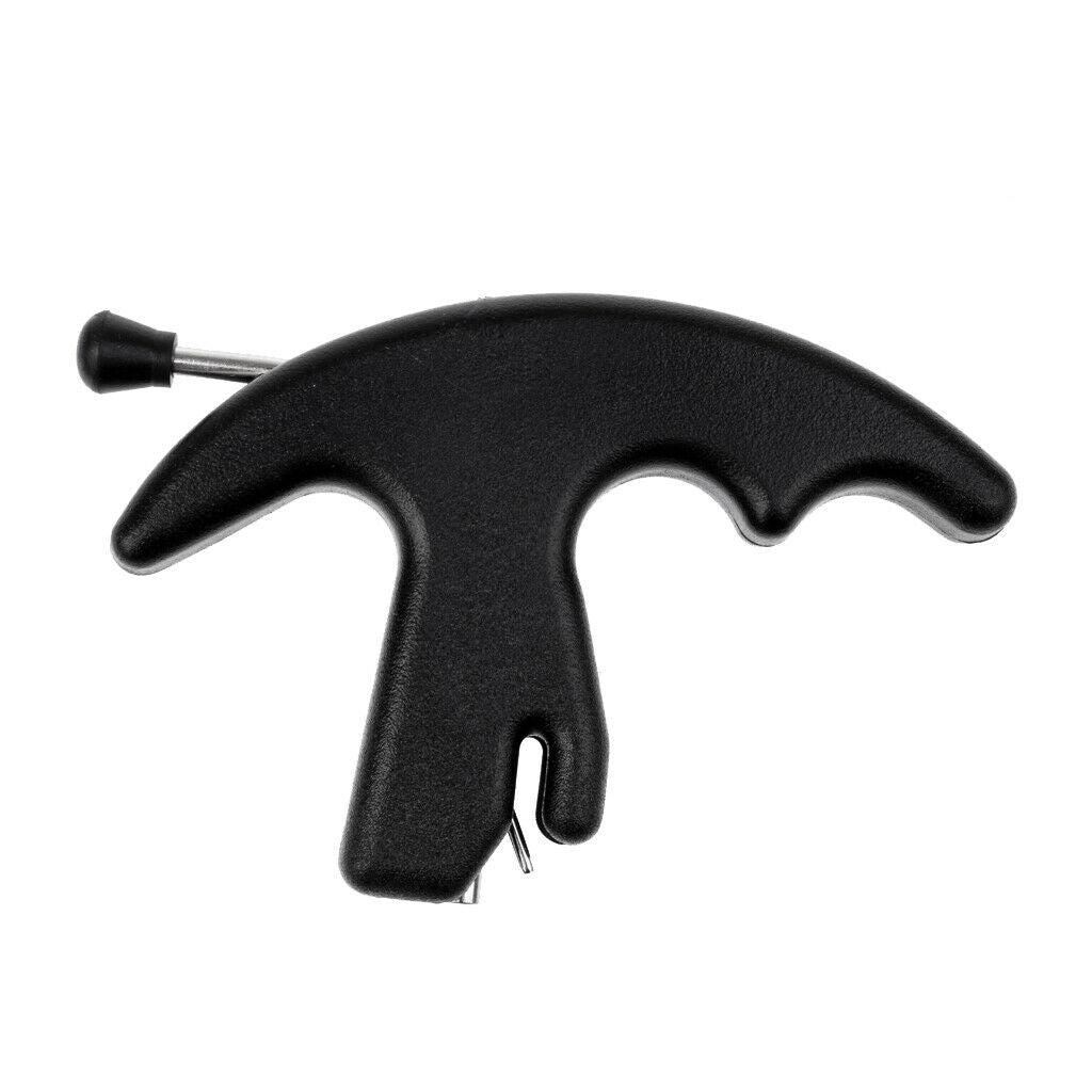 New Handle Grip Thumb Caliper Release Aid for Compound Bow Hunting - Black