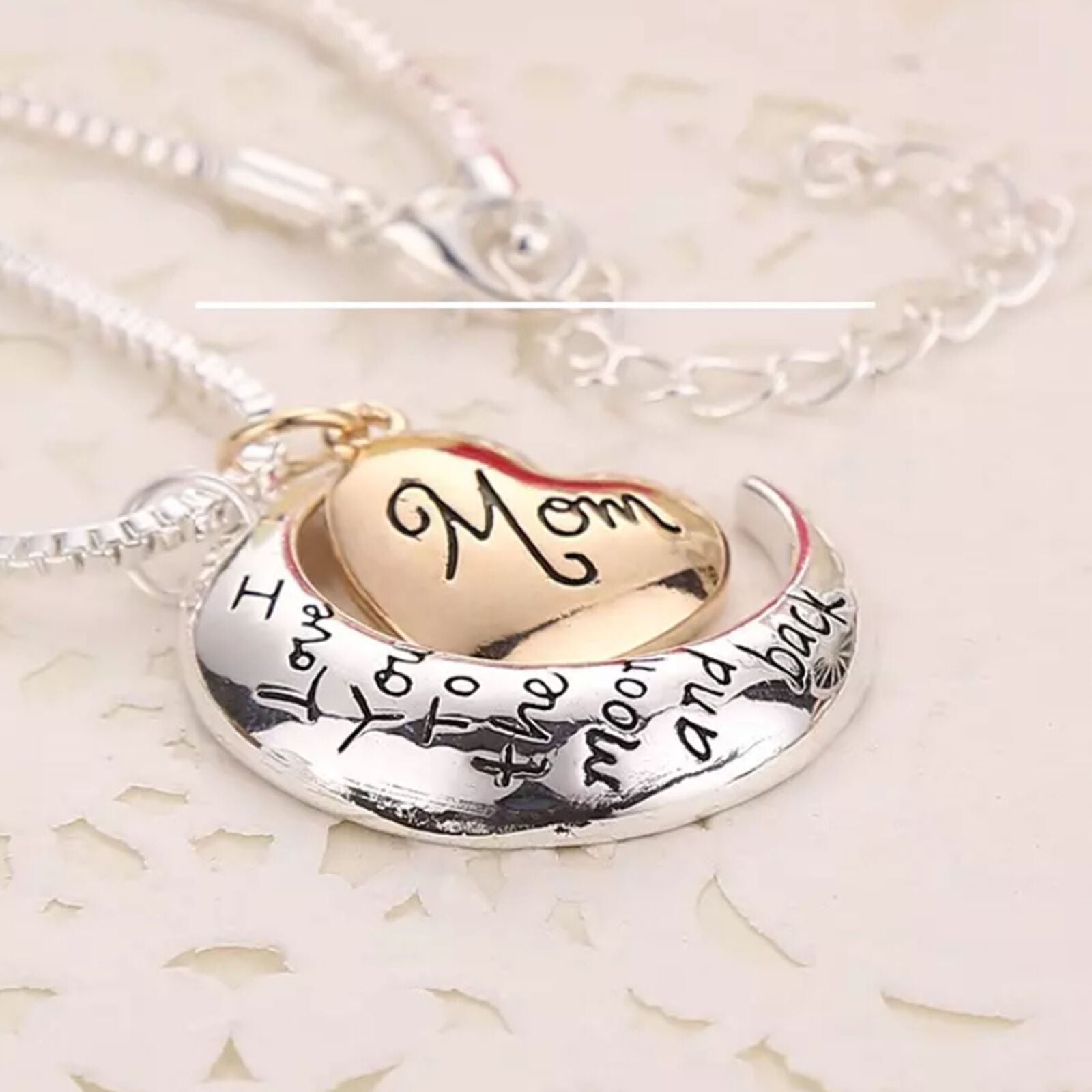 Necklace & Pendant Mothers Day Christmas Gifts I Love You To The Moon & Back Mom