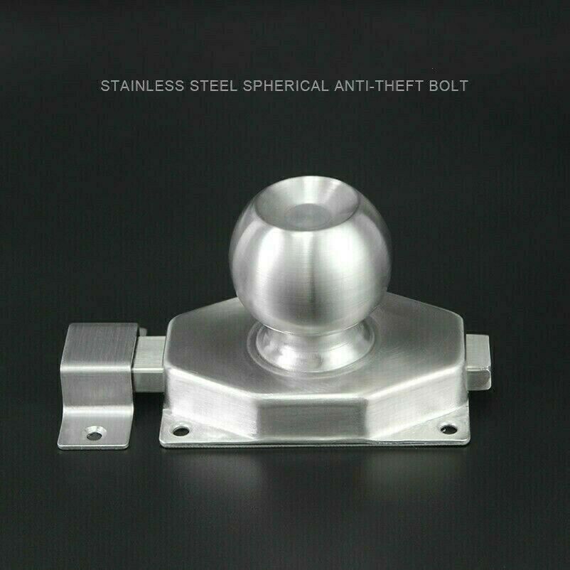 Stainless Steel Anti-theft Bolts Wood Doors Buckle Gate Hasp Latch Lock Cylinder