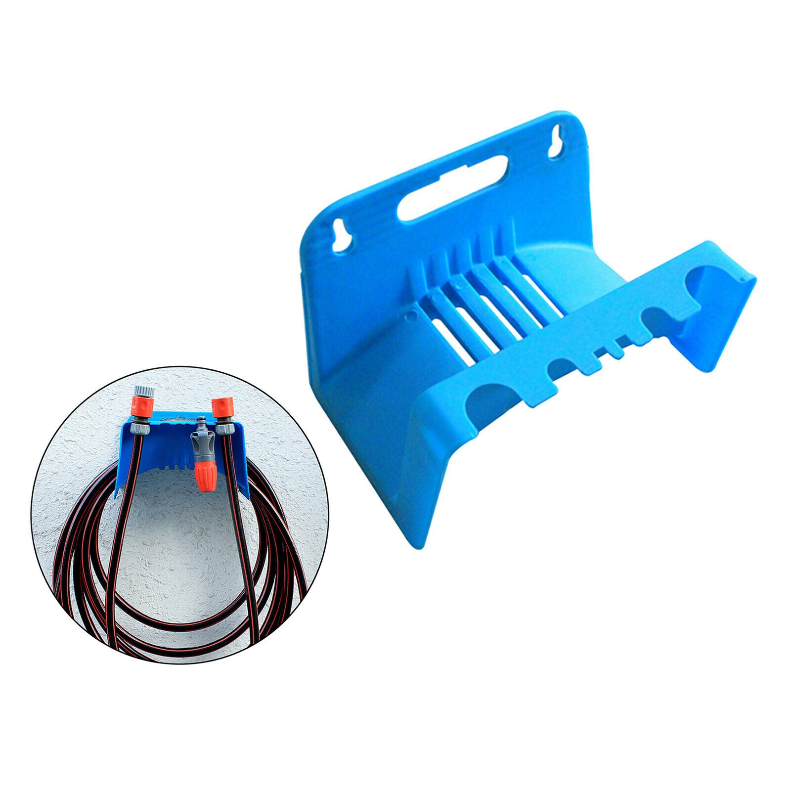 Hose Hanger Holder Wall-Mounted Water Pipe Storage Rack Hook Shelf Organizer
