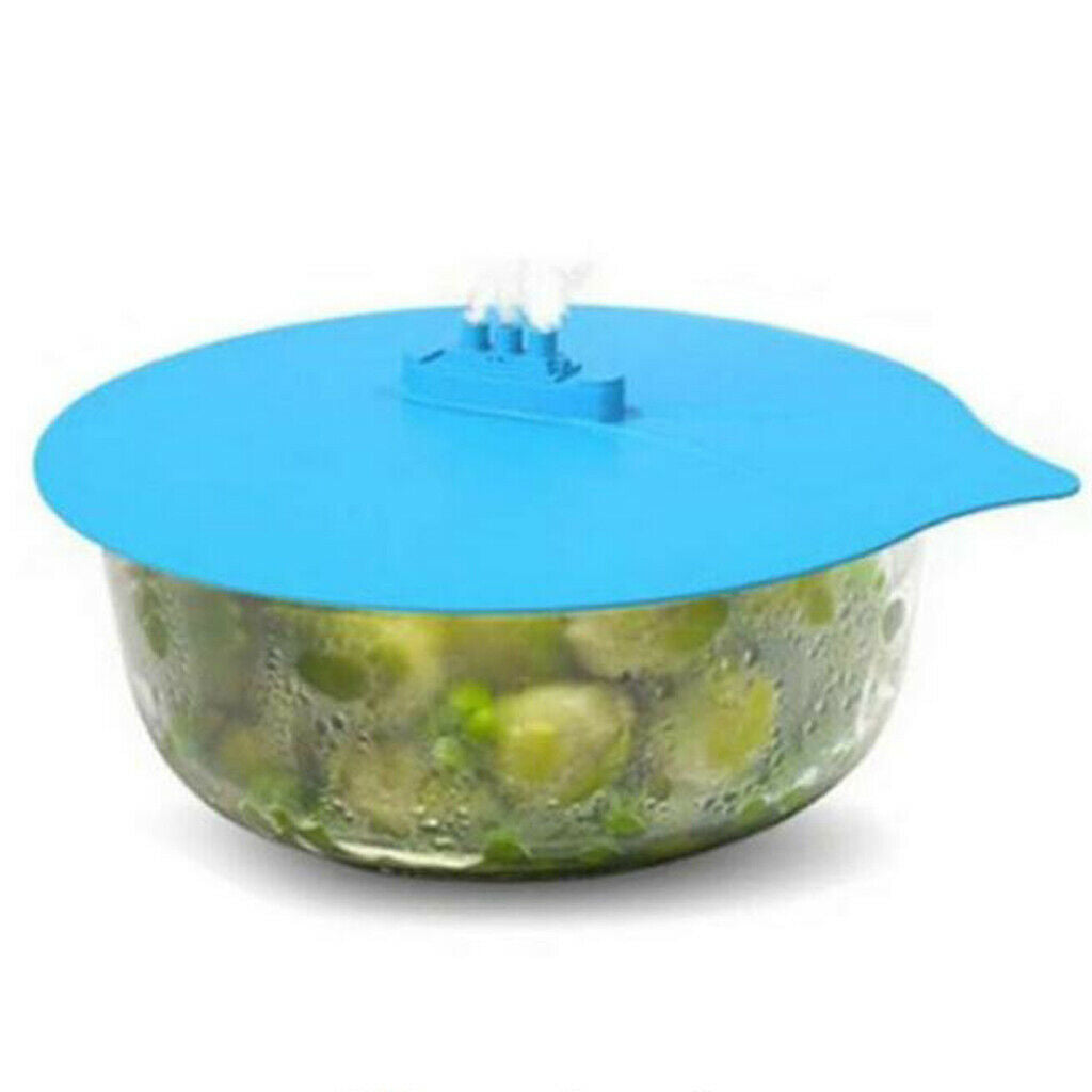 3x Silicone Boat Ship Shaped Pot Pan Cover Spill Stopper Lid Tools Resuable