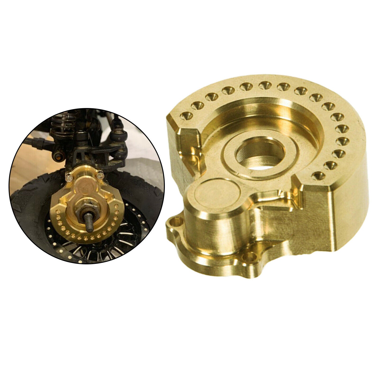 RC Brass Steering Counterweight Balance for TRX6 TRX4 1:10 RC Crawler Accs